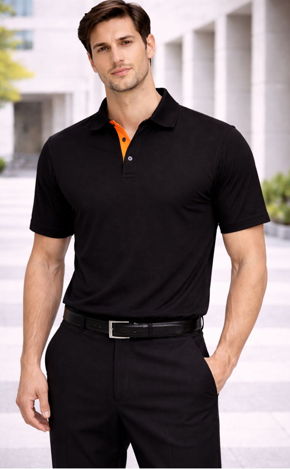 blusa slim 3/4